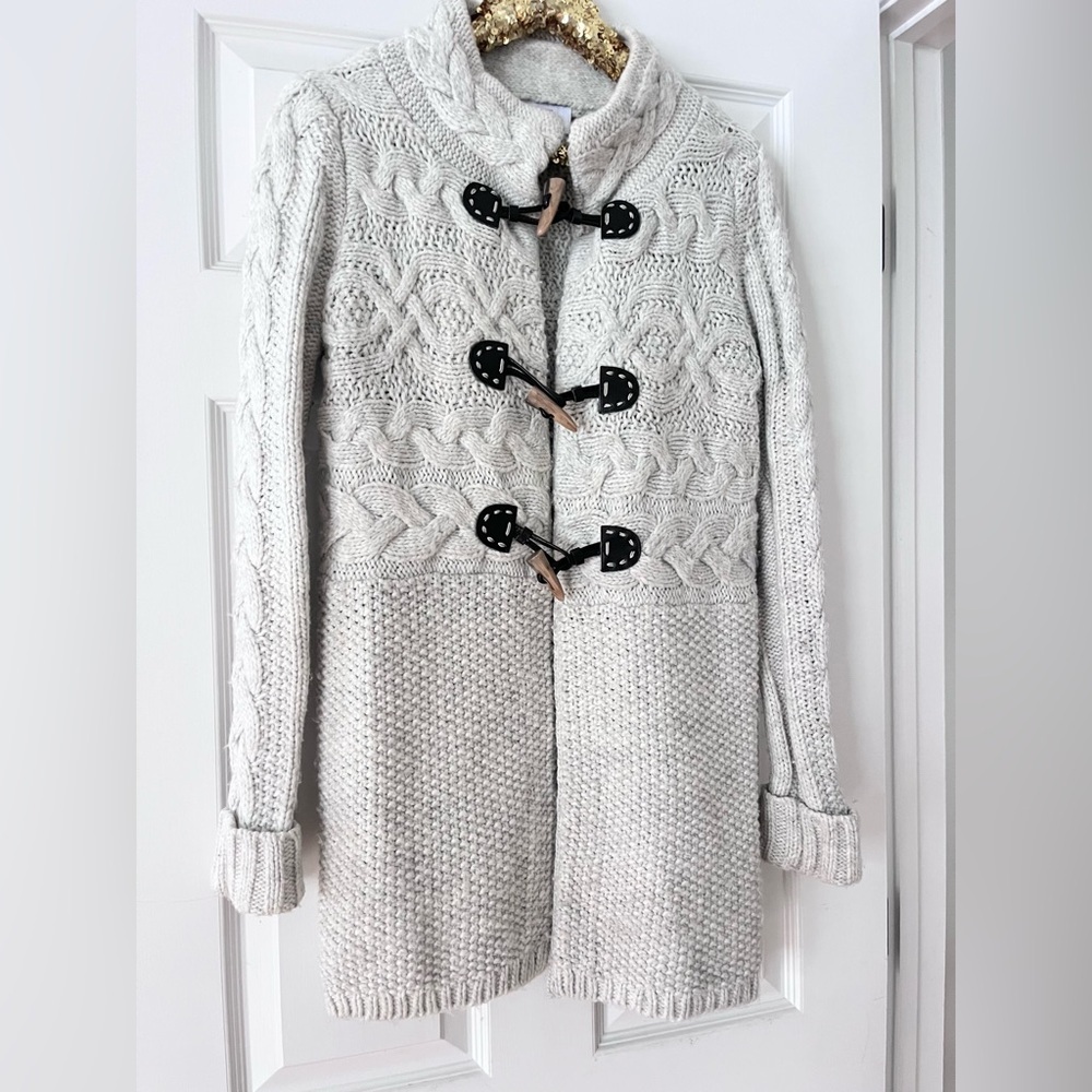 Ann Taylor Loft Wool Alpaca Blend Cardigan Sweater Small Petite